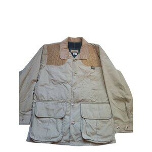 Vintage Remington Sportmens Jacket L 90s Suede Detail Tartan Lined USA Made